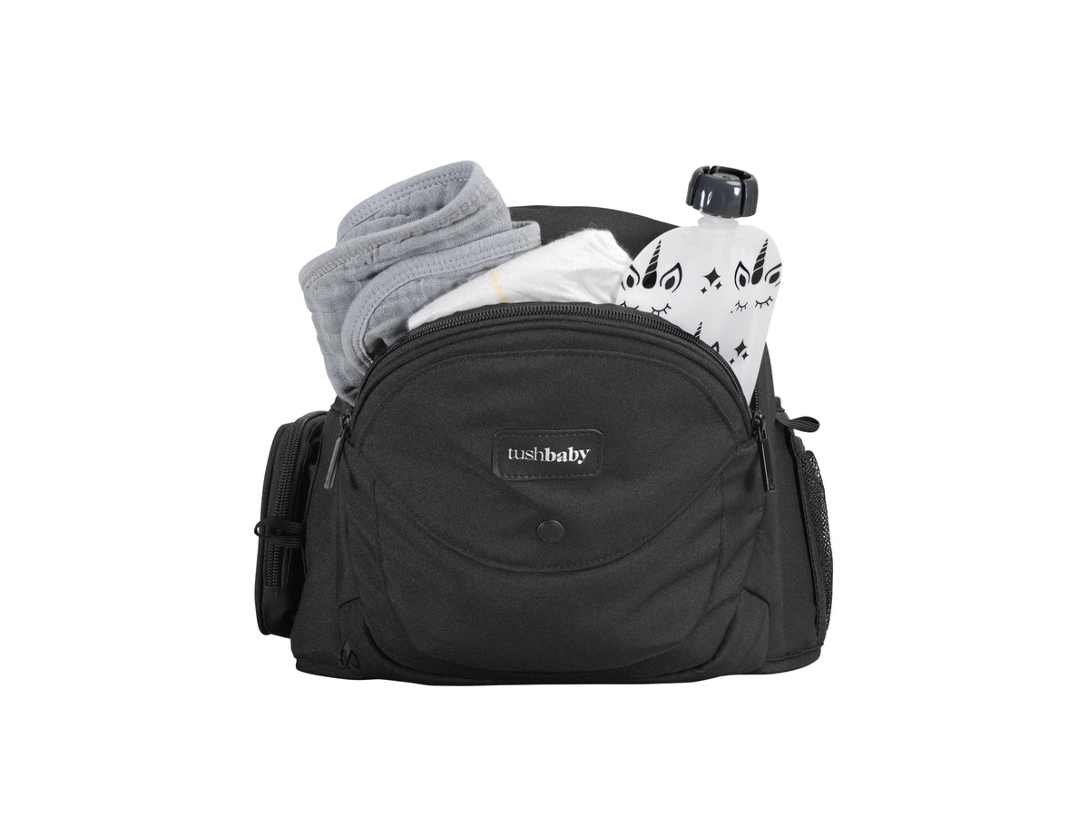 Tushbaby products featured in the Toddler & Baby Vacation Packing List