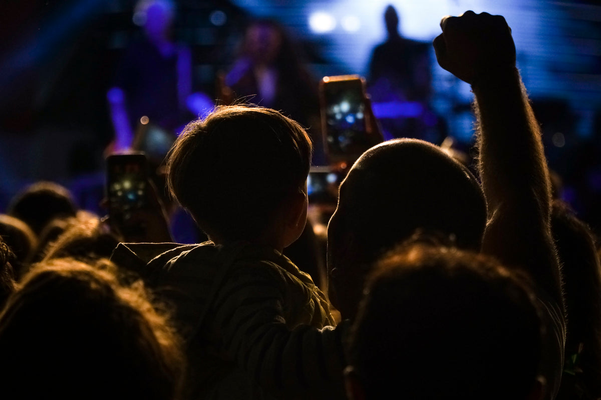 taking a baby to a concert