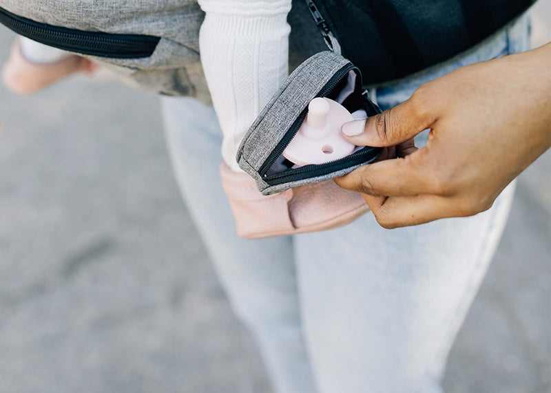 store pacifiers in tushbaby