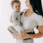 The Tushbaby Hip Carrier - Vegan Leather Cream / Tushbaby