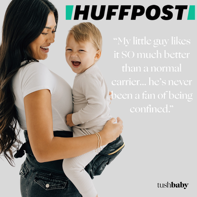 “My little guy likes it SO much better than a normal carrier… he’s never been a fan of being confined.”