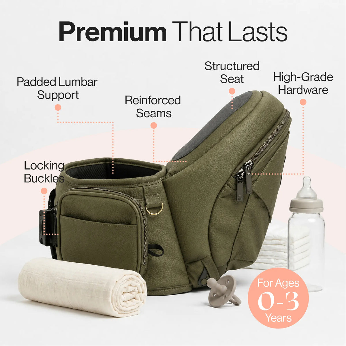 Tushbaby hip seat carrier and its key features