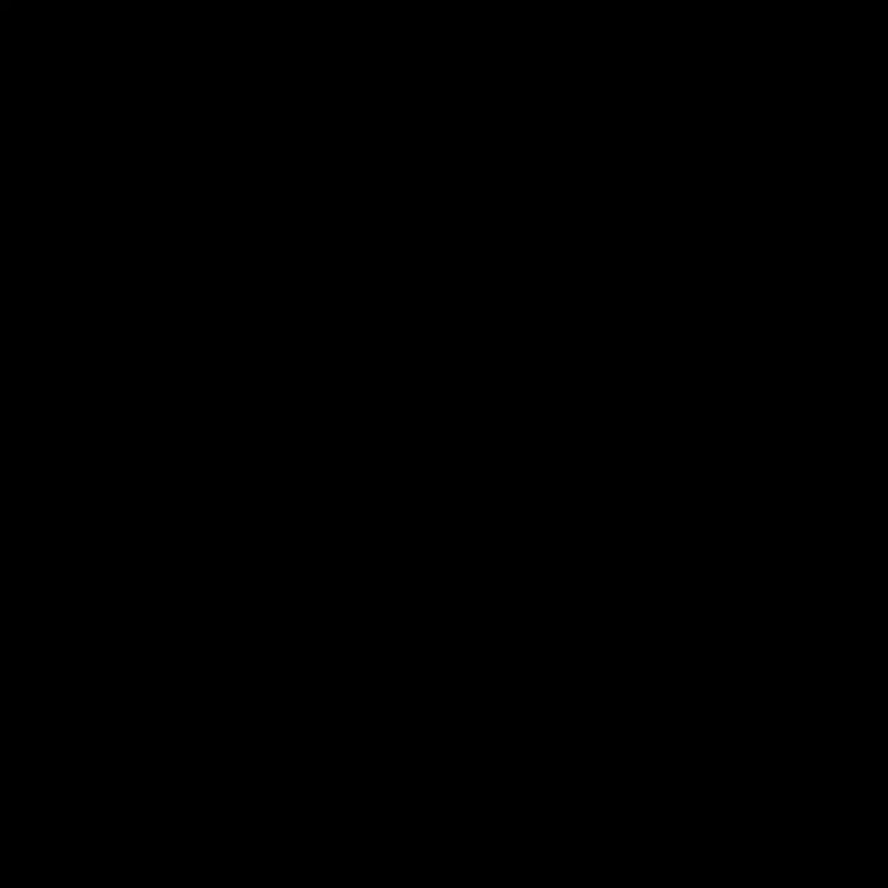 Black solid thread
