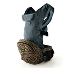 Jaguar Hip Seat Hands-Free Attachment connected to a Cheetah Tushbaby Hip Carrier on a white background