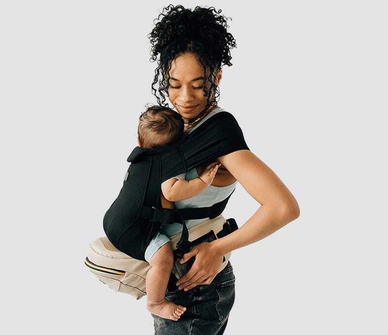 2-in-1 Infant Carrier | Feeding Pillow with shoulder belt
