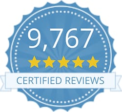 9000+ Certified Reviews